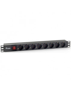 REGLETA RACK 1U 19  PDU 8 TOMAS EQUIP CON INTERRUP