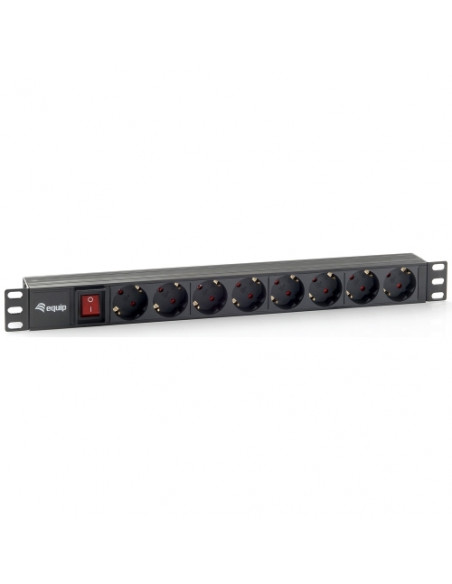 REGLETA RACK 1U 19  PDU 8 TOMAS EQUIP CON INTERRUP