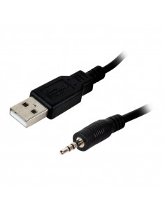 CABLE USB A JACK 2 5  MACHO 0 7M USADO