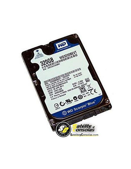DISCO DURO HDD 2 5  SATA 320GB WD WD3200BEVT 
