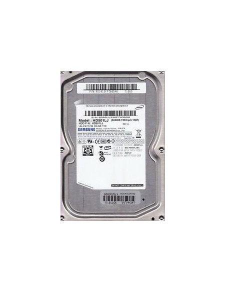 DISCO DURO HDD 3 5  SATA 500GB SAMSUNG HD501LJ