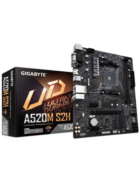 PLACA BASE GIGABYTE A520M S2H AM4 RYZEN M 2