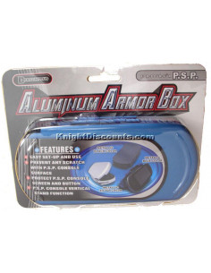 CARCASA PROTECTORA PSP ALUMINIO AZUL