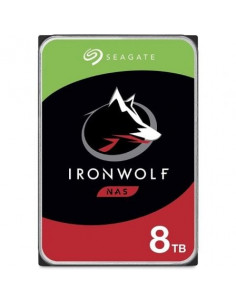 DISCO DURO 3 5  SATA SEAGATE IRONWOLF NAS 8TB