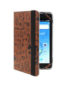 FUNDA TABLET / EBOOK 7  MAGIC MARRON