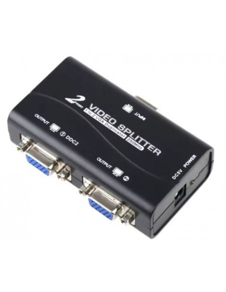 DUPLICADOR SPLITTER VGA X2 250MHZ 1920X1440