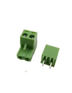 BLOQUE DE TERMINALES PCB 2 PINES PASO 3 81MM