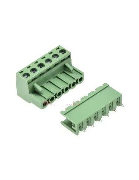 BLOQUE DE TERMINALES PCB 6 PINES PASO 5 08MM