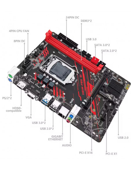 PLACA BASE H81M-PRO51 INTEL S1150 LGA1150 4ºG