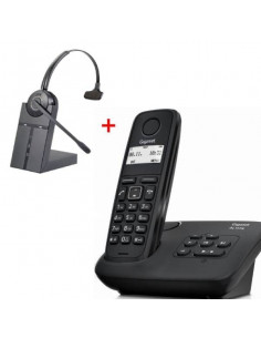 TELEFONO DECT GIGASET AL117A   AURICULARES HW10