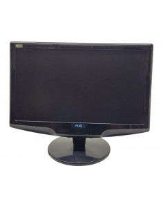MONITOR 18 5  AOC TFT185W80PS USADO PANORAMICO VGA