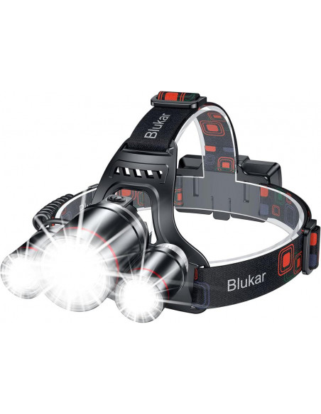 LINTERNA BLUKAR FRONTAL RECARGABLE 8000 LUMENES