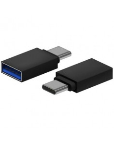 ADAPTADOR USB 3 0 3 1 3 2 USB-C MACHO A USB AF NEG