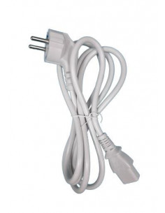 CABLE DE CORRIENTE 2P SP-023 16A 250V 1 7M BLANCO 