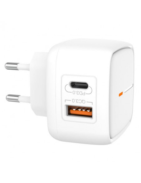 CARGADOR DE CASA USB-C ULTRA RAPIDO QC3 L60 18W