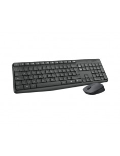 TECLADO RATON LOGITECH CORDL DESK MK235 NEGRO