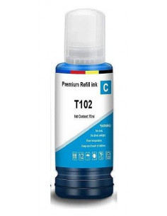 BOTELLA TINTA COMPATIBLE EPSON T102 / T103 CYAN