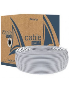 CABLE DE RED RJ45 UTP PHASAK PHR 6100 CAT6 100M