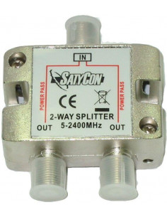 SPLITTER TV-SAT SATYCON 1 ENTRADA 2 SALIDAS