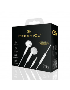 AURICULARES MANOS LIBRES HF3 JACK BLANCOS