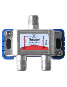 SPLITTER TV-SAT TECATEL 1 ENTRADA 2 SALIDAS