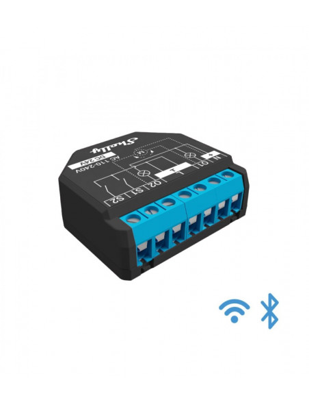 INTERRUPTOR RELE WIFI Y BLUETOOTH SHELLY PLUS 2PM