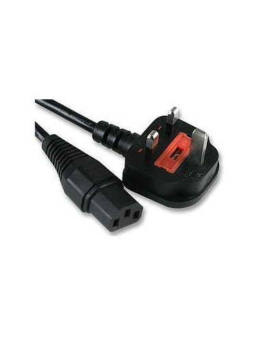 CABLE CORRIENTE CPU PC 3M ENCHUFE INGLES UK - C13