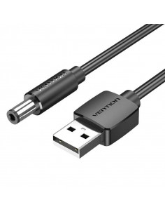 CABLE USB AM - DC 5V 5 5x2 5MM VENTION 1M NEGRO