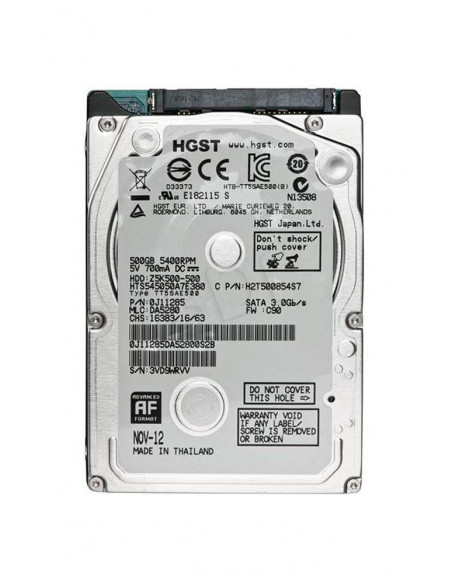 DISCO DURO 2 5  SATA HGST 750GB 7K1000-750 7200RPM