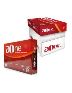 PAPEL A4 A1ONE 80GR CAJA 2 500H BLANCO IMPRESORA