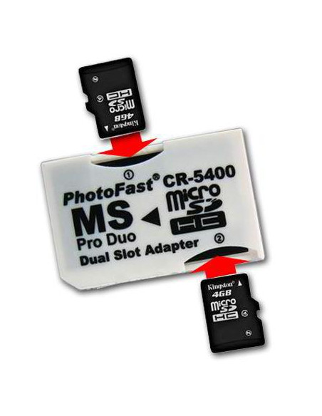 ADAPTADOR MICROSD A MEMORY STICK PRO DUO - DUAL