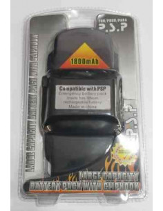 BATERIA EXTERNA 1800 MAH PARA PSP NUEVA