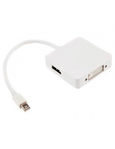 ADAPTADOR MINI DP DISPLAYPORT A DVI/HDMI/DP