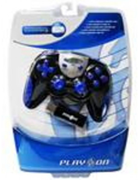 MANDO INALAMBRICO COMPATIBLE PS3 PC RASPBERRY AZUL