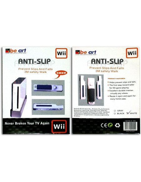 PEGATINAS PROTECTORAS WII ANTI-DESLIZANTE SATYCON