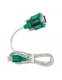 ADAPTADOR USB A SERIE RS232 MACHO VERDE SATYCON