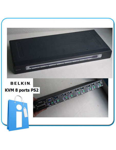 CONMUTADOR KVM PS/2 Y VGA X8 BELKIN OMNIVIEW PRO2 