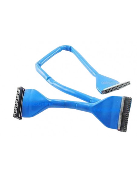 CABLE DATOS FLOPPY DISQUETERA 3X34 PINES AZUL