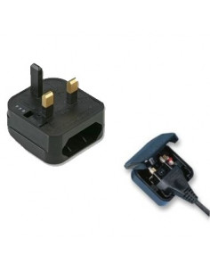 ADAPTADOR DE ENCHUFE UK A EUROPEO TIPO PHILIPS