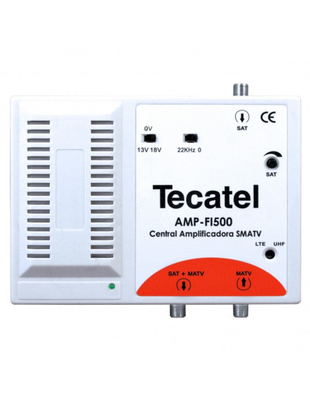 AMPLIFICADOR CENTRAL FI TV SATELITE 35DB TECATEL