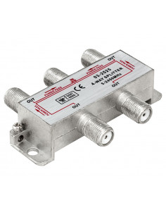 SPLITTER TV-SAT 1 ENTRADA 4 SALIDAS 5-2450MHZ