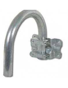 SOPORTE ANTENA PARABOLICAS EN U 35MM HASTA 80 CM