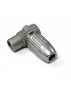 CONECTOR ANTENA TV HEMBRA PROFESIONAL  ACODADO