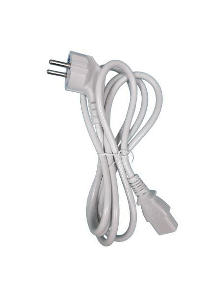 CABLE DE CORRIENTE 2P SP-023 16A 250V 1 7M BLANCO 