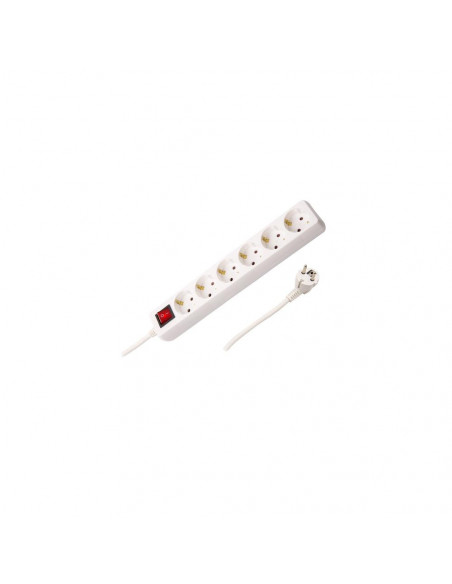 BASE MULTIPLE REGLETA 6 ENCHUFES CON INTERRUPT  3M