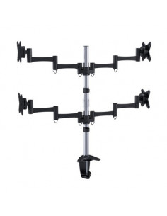 SOPORTE MESA TV MONITOR D2023T 4 BRAZOS NEGRO