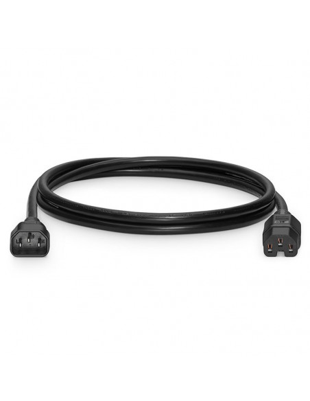 CABLE ESPECIAL DE CORRIENTE IEC C14 C15 1 8M 15A