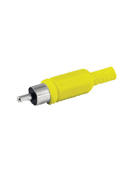 CONECTOR RCA  AMARILLO MACHO