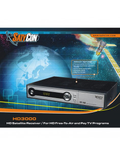 RECEPTOR SATELITE ALTA DEFINICION SATYCON HD3000