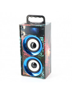 ALTAVOCES WKS-669B BLUETOOTH 2 0 FM TF USB AZULES